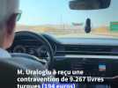 Le ministre turc des Transports flashé à 225 km/h