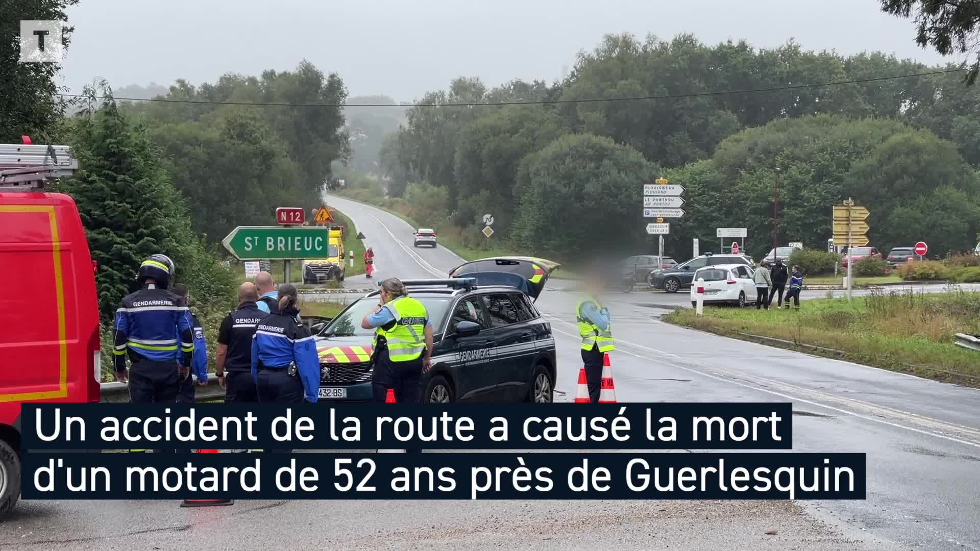 Un motard tué dans une collision à Plouégat-Moysan, en marge d’un rassemblement caritatif de camions