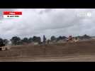 Top départ des courses de moiss-batt cross à la 40e Fête de l'agriculture à Beaufou