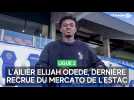 L'ailier Elijah Odede, dernière recrue du mercato estival de l'Estac