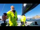 Michel Desjoyeaux nous dévoile son nouveau bateau, l'Agité 40