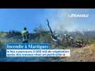 Incendie à Martigues : le feu a parcouru 2 000 m2 après des travaux chez un particulier