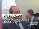Foire de Châlons. François Hollande en visite