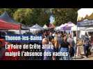 La Foire de Crête attire malgré l'absence des vaches