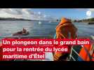 La rentrée au lycée maritime d'Étel : un plongeon dans le grand bain