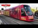 VIDÉO. Une rame de tram aux couleurs de l'équipe de handball des Vikings va circuler dans Caen