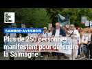 Plus de 250 personnes manifestent à Maubeuge pour défendre la Salmagne