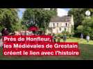 VIDÉO. Camps médiévaux, combats de chevaliers... l'ancienne abbaye vibre près de Honfleur