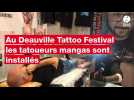 VIDÉO. Au Deauville Tattoo Festival les tatoueurs mangas sont installés
