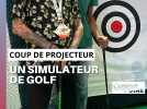 A la découverte d'un simulateur de golf à la Foire de Châlons