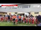 VIDÉO. L'entrée des joueurs de Saint-Renan, en quête d'un exploit contre le Stade briochin