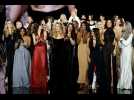 Vid�o VID�O. C�line Dion, Simone Ashley, Eva Longoria... Ces stars qui ont d�fil� pour L'Or�al