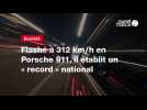 Vid�o VIDEO. Flash� � 312 km/h en Porsche 911, il �tablit un � record � national