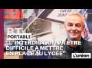 Interdiction du portable au lycée : "Faudra-t-il des coffres-forts ?"