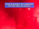 OGC Nice : Près de 400 supporters ont sorti les fumigènes pour mettre un coup de pression au club