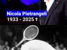 Nicola Pietrangeli, légende du tennis italien, nous a quittés