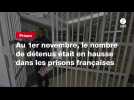 VIDÉO. Au 1er novembre, le nombre de détenus était en hausse dans les prisons françaises