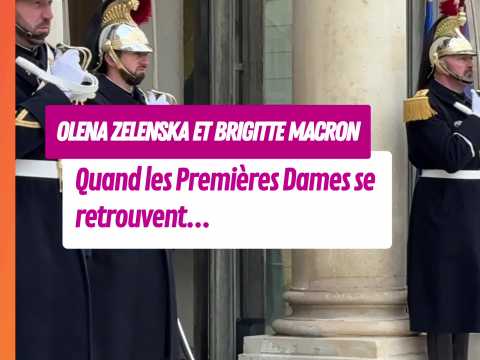 VIDEO : Olena Zelenska et Brigitte Macron ret…