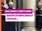 Olena Zelenska et Brigitte Macron retrouvent leurs maris avec style et complicité