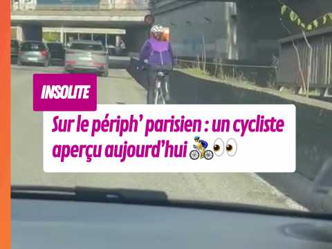 VIDEO : Insolite sur le priph? parisien : un…