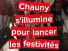 Une double illumination pour lancer Noël à Chauny