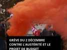 Grève du 2 décembre contre l'austérité et le projet de budget