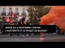 Grève du 2 décembre contre l'austérité et le projet de budget