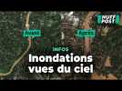 Les inondations en Asie ont provoqué des dégâts visibles depuis l'espace