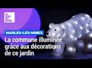 Un jardin entièrement décoré à Marles-les-Mines pour Noël