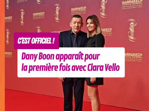 VIDEO : Dany Boon et Clara Vello officialisen…