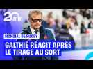 Fabien Galthié réagit après le tirage au sort du Mondial-2027 de rugby en Australie