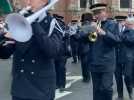 Le défilé des sapeurs-pompiers pour la Sainte-Barbe à Hazebrouck