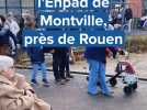 Déménagement insolite à l'Ehpad de Montville, près de Rouen