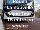 La ligne T5 entre en service entre Rouen et Mont-Saint-Aignan