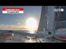 VIDÉO. Trophée Jules Verne: Le lever du soleil à bord du Famous Project CIC comme si vous y étiez