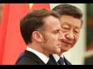 VIDÉO. Macron appelle la Chine à investir pour rééquilibrer les relations commerciales avec la France