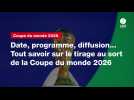 VIDÉO. Tout savoir sur le tirage au sort de la Coupe du monde 2026