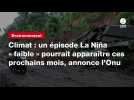 VIDÉO. Climat : un épisode La Niña « faible » pourrait apparaître ces prochains mois, annonce l'Onu