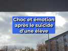 Choc et émotion après le suicide d'un élève