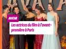 Les actrices du film Avatar à l'avant-première à Paris