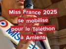 Miss France 2025 participe à un flashmob à Amiens pour le Téléthon