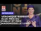 Véronique barbier élue prix du public et prix Mademoiselle Luna aux Ciné-Télé-Revue Awards 2025