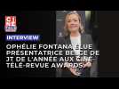 Ophélie Fontana élue présentatrice belge de JT de l'année aux Ciné-Télé-Revue awards