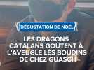 Dégustation de Noël à l'aveugle chez Guasch avec les Dragons Catalans