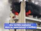 Antibes : les premières images de la terrible explosion d'un appartement