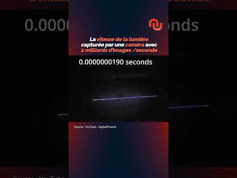 Cette caméra a capturé la vitesse de la lumière ! #shorts