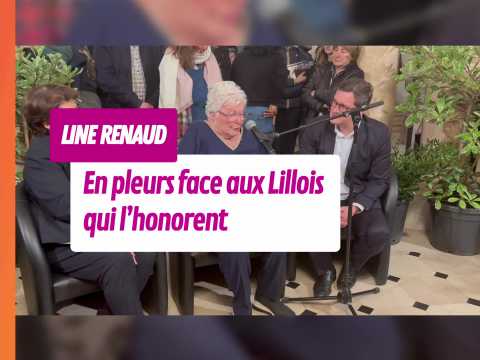 VIDEO : �mue aux larmes, Line Renaud honor�e&hellip;