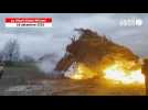 VIDÉO. Au Mont-Saint-Michel, les agriculteurs mettent le feu