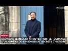 Stéphane Bern à Troyes pour le tournage d'un numéro de son émission "Secrets d'histoire"