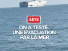 Immersion au coeur d'une évacuation de masse à Sète